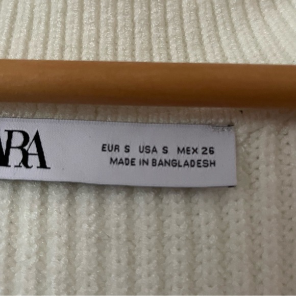 NWT Zara Knit V Neck Oversized Sleeveless Sweater, Sz Small - Picture 10 of 15